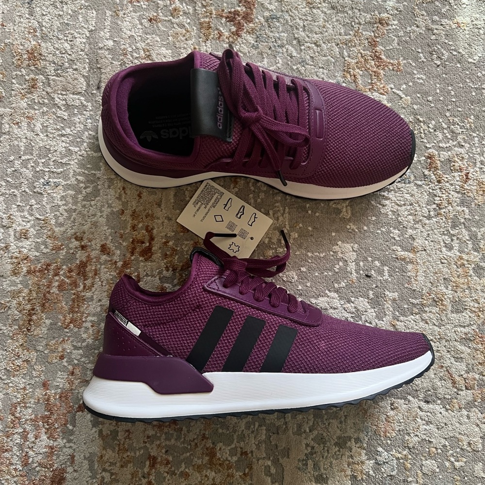 Adidas Originals U Path Sneakers, Purple/Black